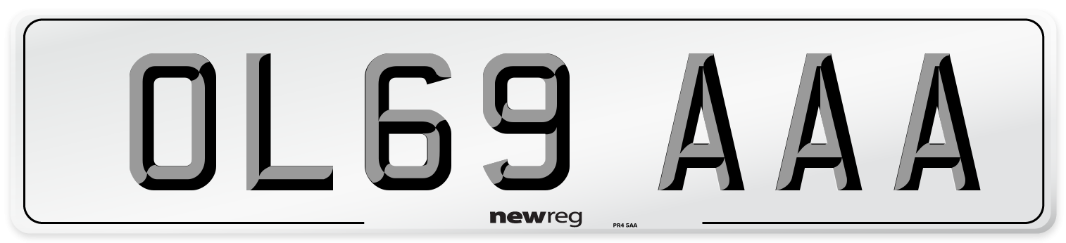 OL69 AAA Number Plate from New Reg
